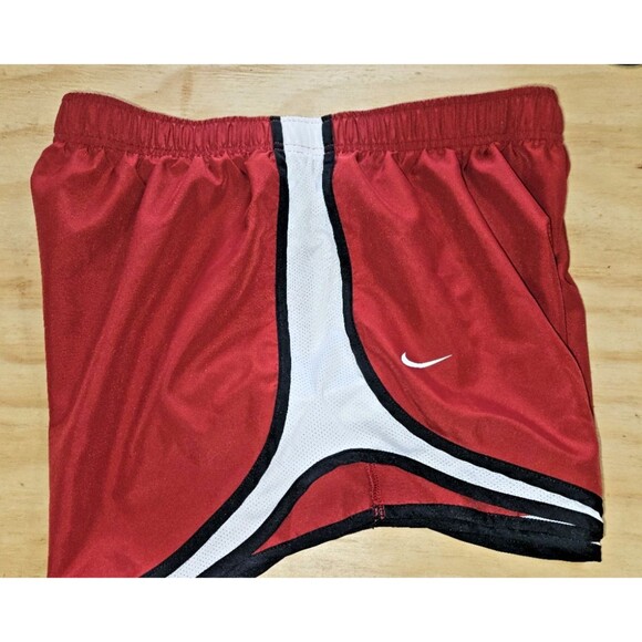NIKE Arkansas University Razorbacks Dri-FIT Lined Red Shorts Size L Running Gym - Picture 8 of 8